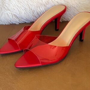 Women’s red sandals